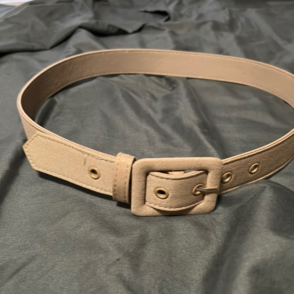 Tan bodysuit belt